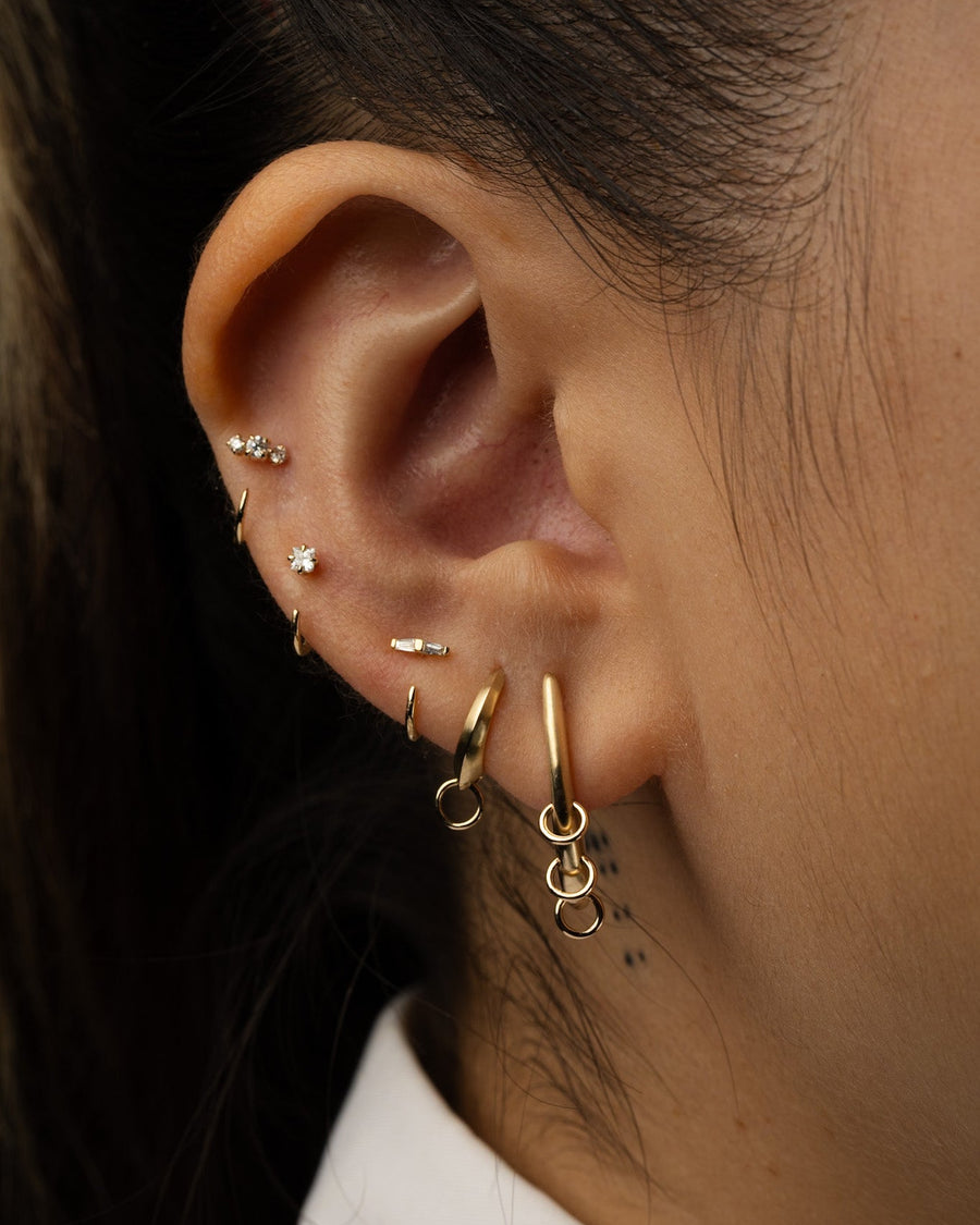 Triptych Claw Earring