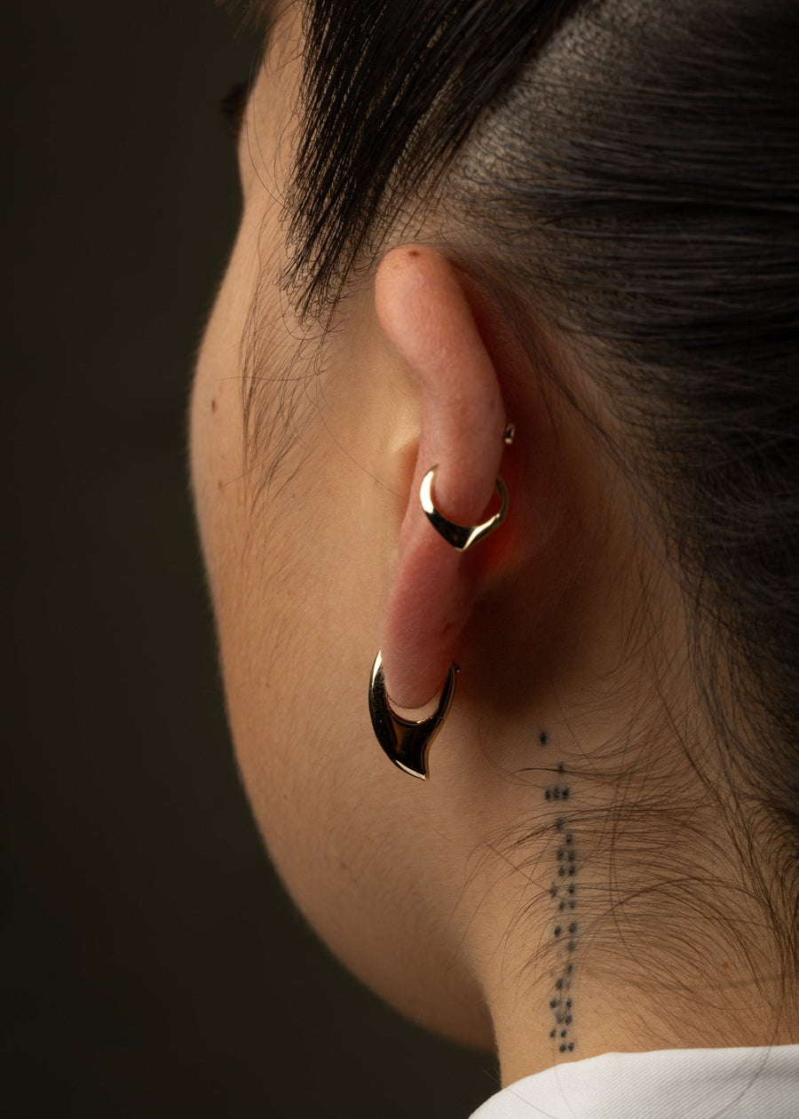 Sheena Hoop Earring, Fluid