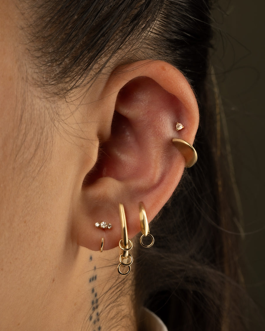 Triptych Claw Earring