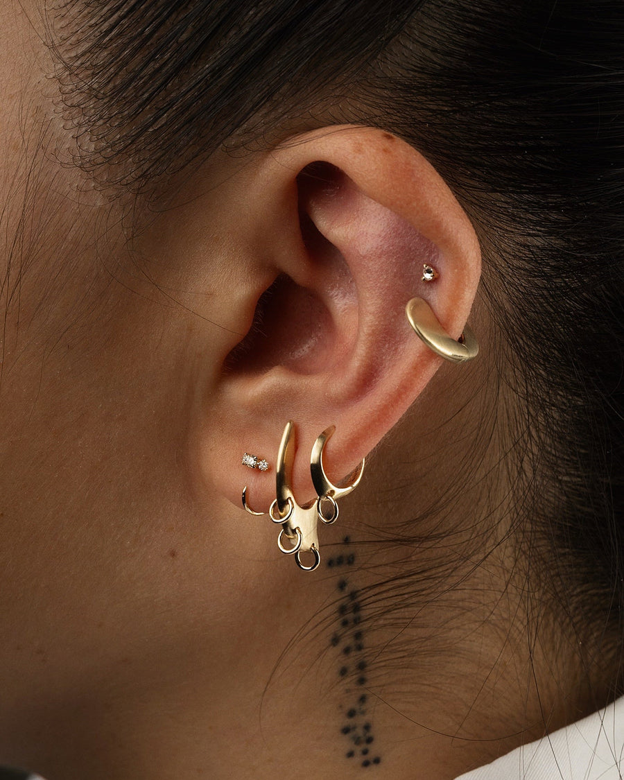 Sheena Hoop Earring, Pierced