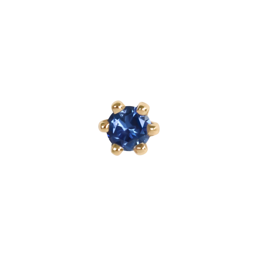 Sapphire Flat Back Stud