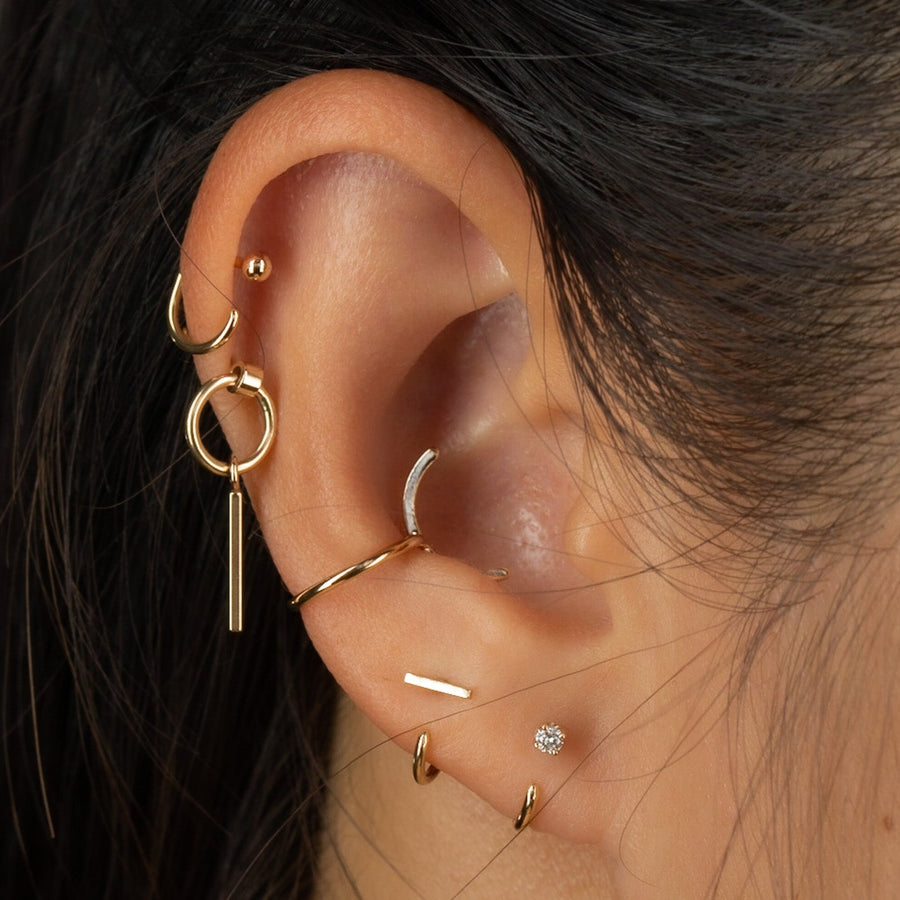 Linear Claw Earring