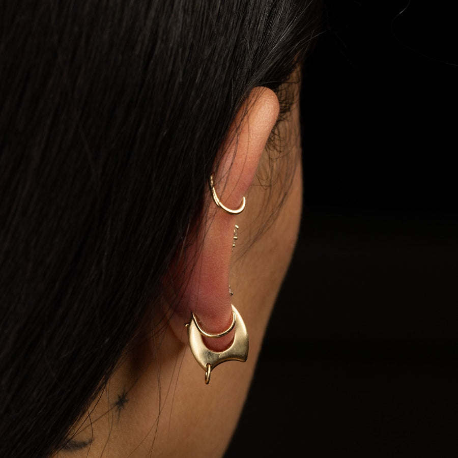 Debaser Hoop Earring, Pierced