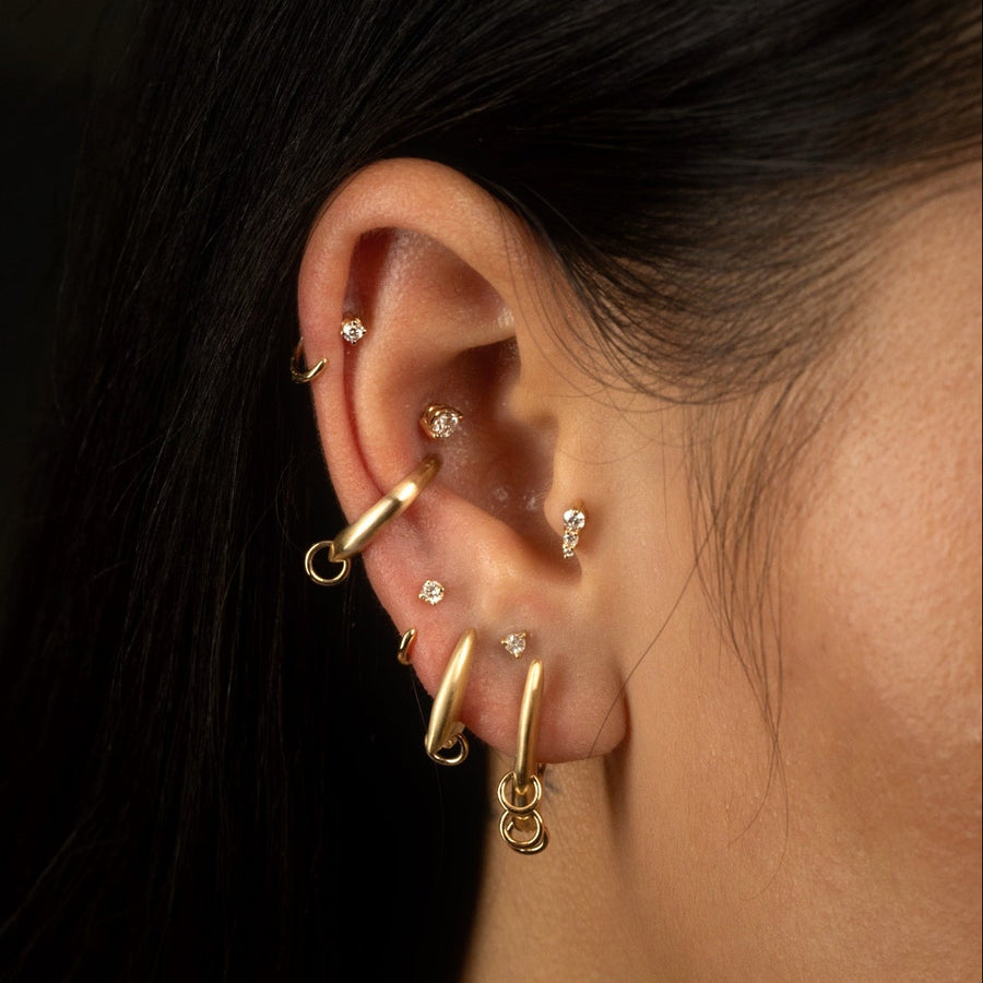 Thorn Ear Cuff, Pierced