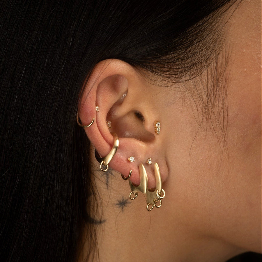 Thorn Ear Cuff, Pierced
