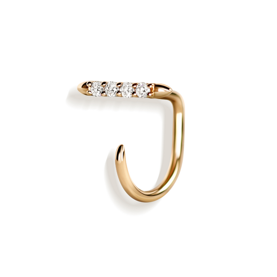 Needle Claw Earring, Short