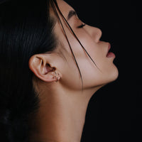 ピアス LESS IS MORE oval volume earrings ピアス LESS IS MORE oval volume earrings 0.50 CT. T.W.