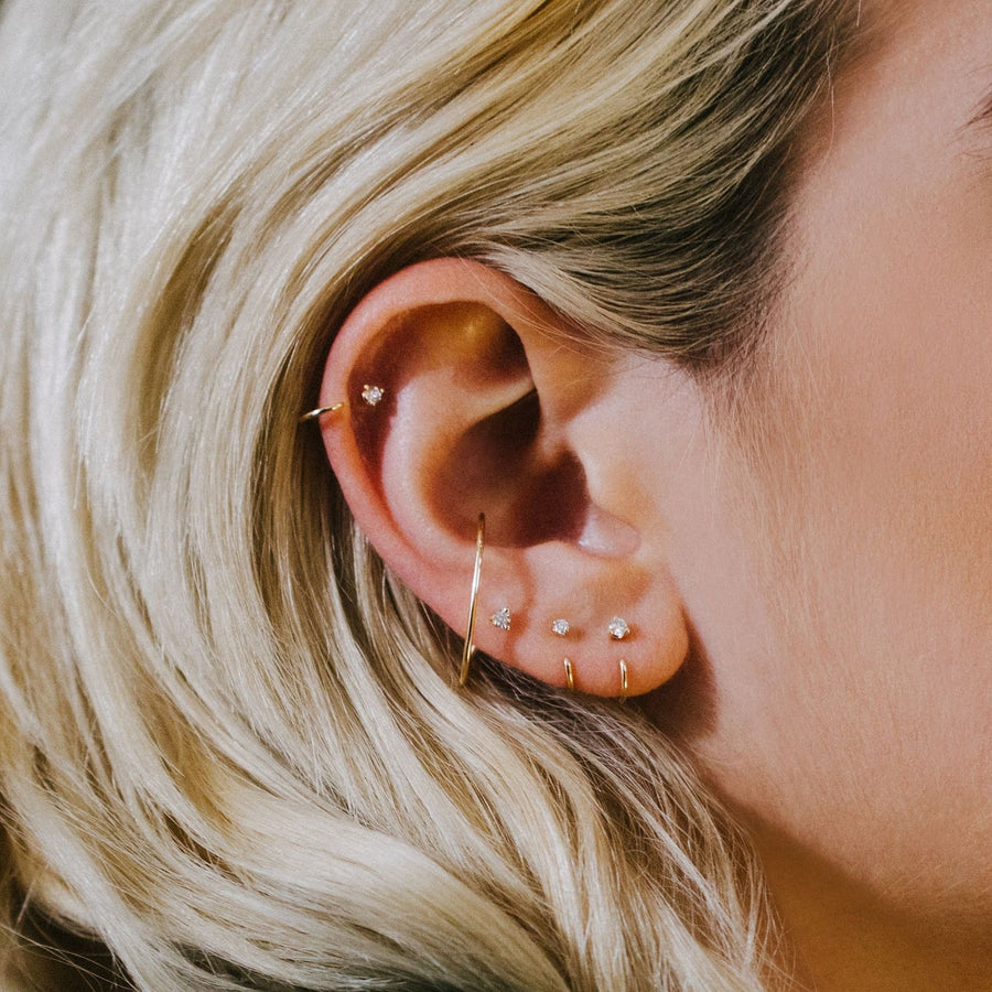 Orbital Other Ear Piercings Diamond Orbit Earring – Yū|Mono